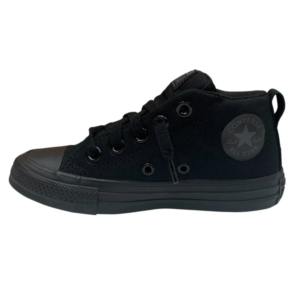 Converse Chuck Taylor All Star Little Boys Slip‎ on Shoes Size 12 Solid Black